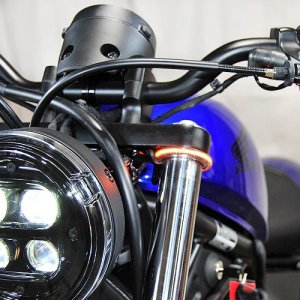 Honda Rebel 500 Turn Signal - Front - New Rage Cycles - `17-`27 Honda Rebel 500 Turn Signal - Front - New Rage Cycles - `17-`27